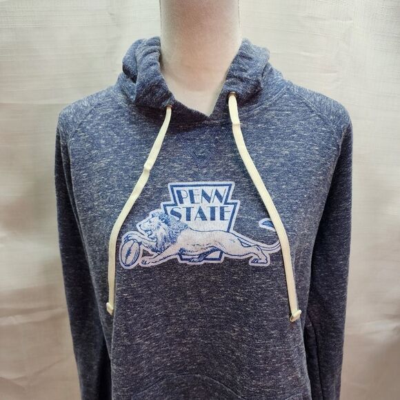 Vintage Brand Blue Penn State University Hooded Sweatshirt Size Medium - Picture 3 of 9